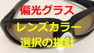 バス釣り偏光サングラス選び お店が言わないアドバイス おすすめの色 注意点は経験と失敗から 雄蛇ヶ池 蛇の道は蛇 バス釣りブログ